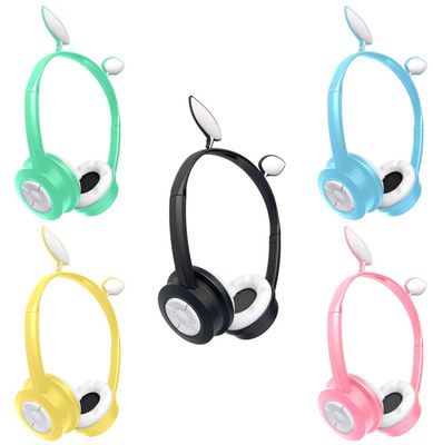 Tai nghe không dây LED Bluetooth Cat Ear Tai nghe không dây có thể gập lại Tai nghe khử tiếng ồn có mic